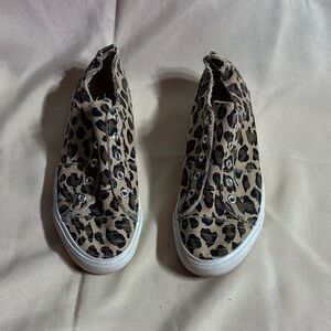 Corkys Leopard Print Slip-On Sneakers